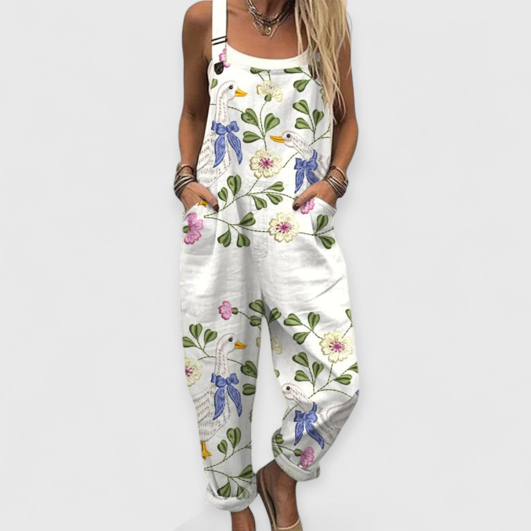 Balbina™ | Elegant Jumpsuit med blomstermønster