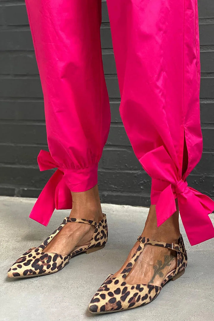 Tamara | Elegant spids ballerina med T-rem for en sofistikeret stil.