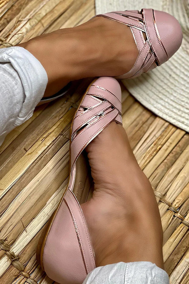 Emilia | Elegante flettede ballerinaer med sideåbning