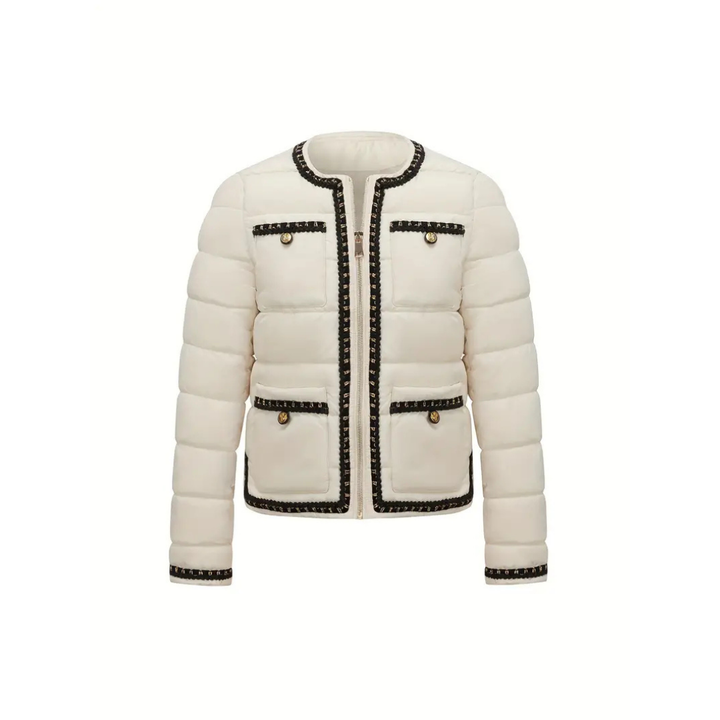 Chic vatteret jakke