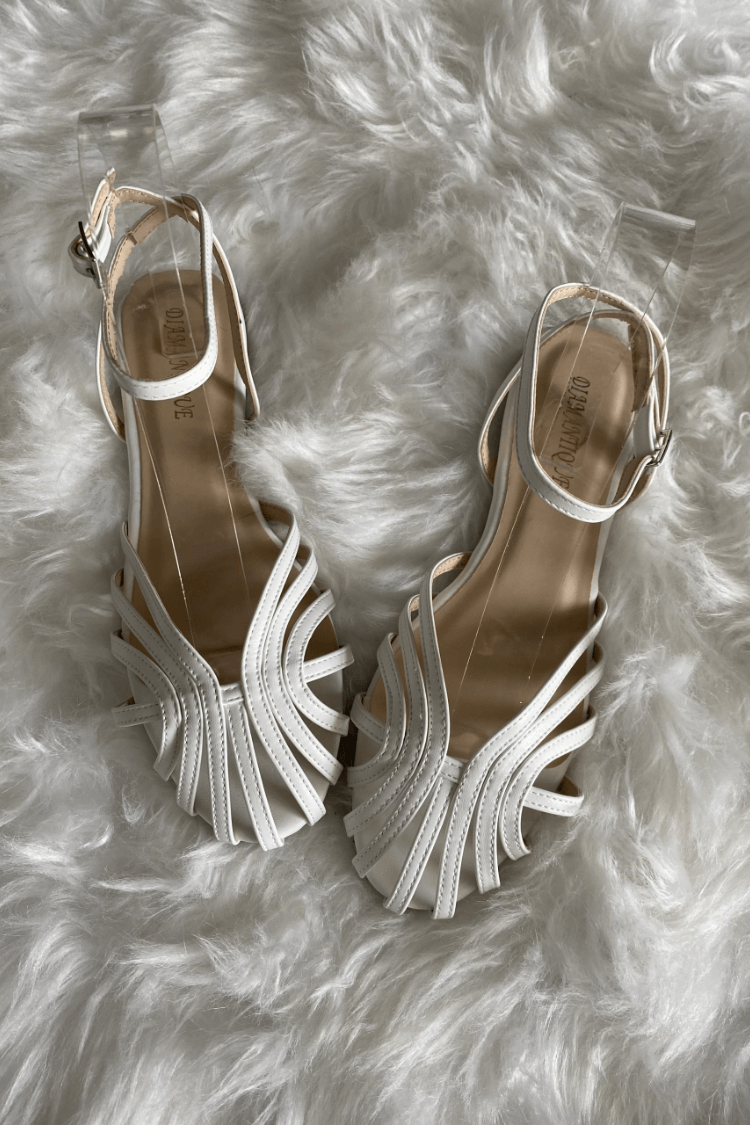 Ginevra | Elegant ballerina med flettet detalje – til et raffineret look.