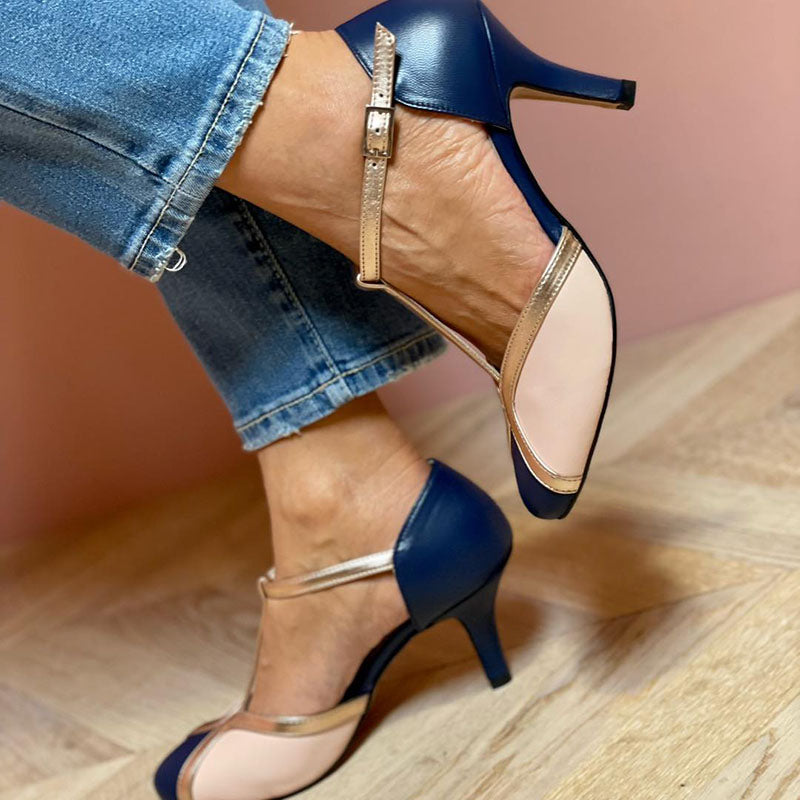 Laya™ | Farverige og komfortable pumps med T-rem og rund tå