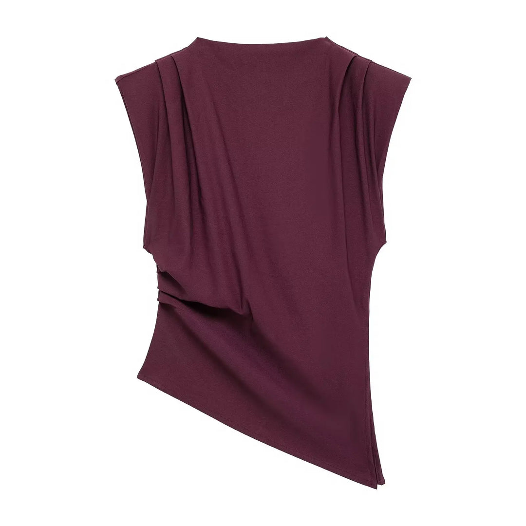 Greta™ | Old Hollywood Vintage Ærmeløs Top
