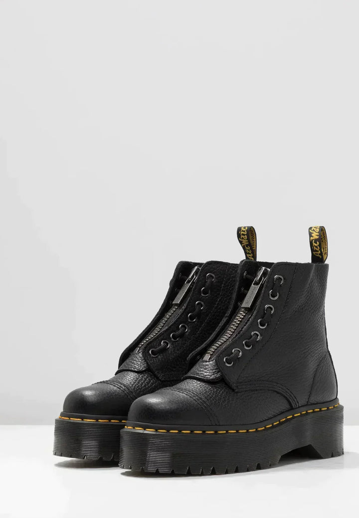 Gry™ | Stilfulde Zip-Up Platform Støvler