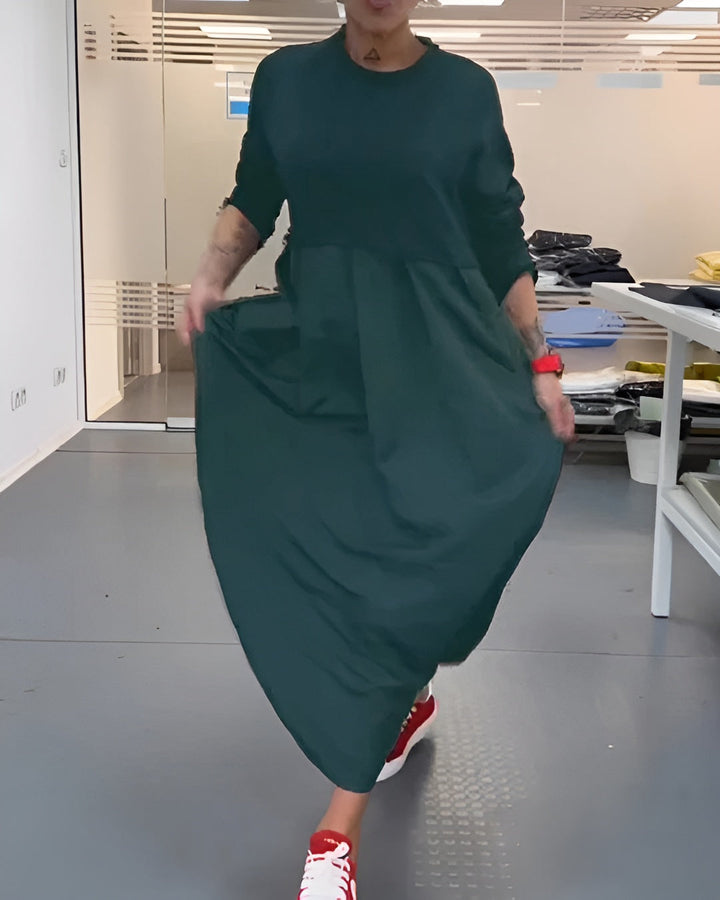 Laluna™ – Casual plisseret maxikjole