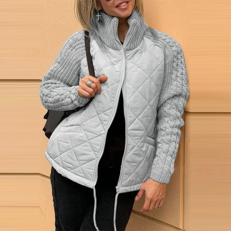 Serafina™ | Hyggelig patchwork-dunjakke