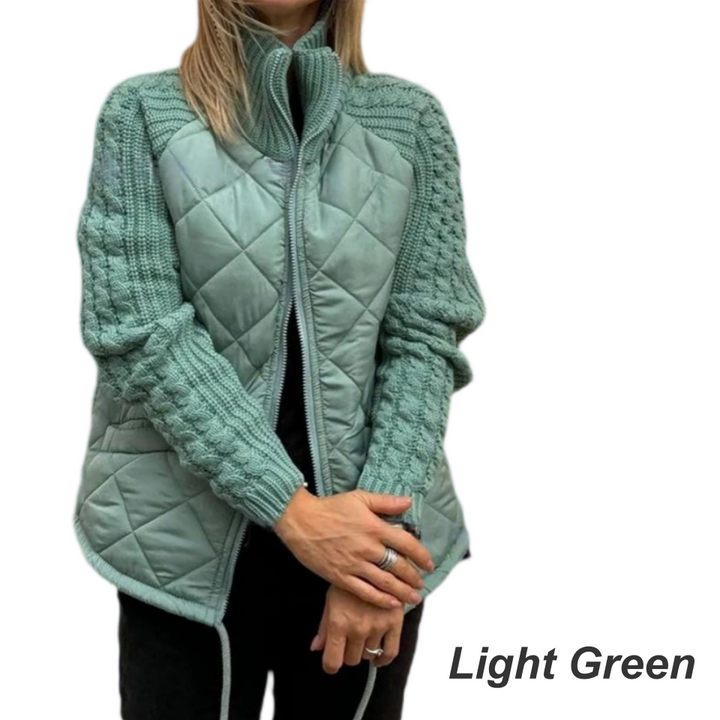 Serafina™ | Hyggelig patchwork-dunjakke